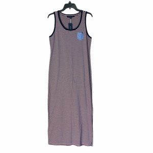 NWT Tommy Hilfiger Striped Jersey Maxi Tank Dress